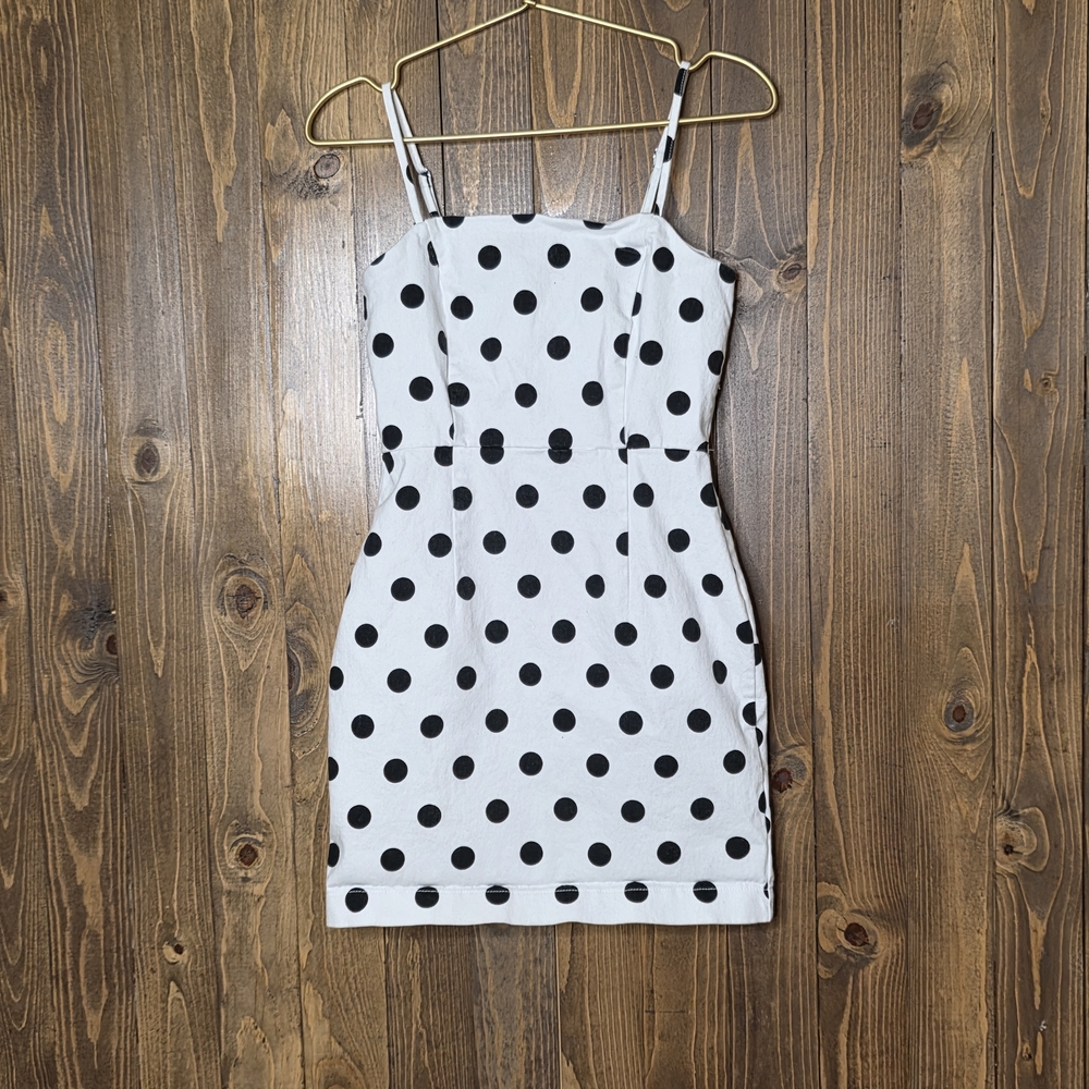 Forever 21 Black and White Polka Dot Mini Dress